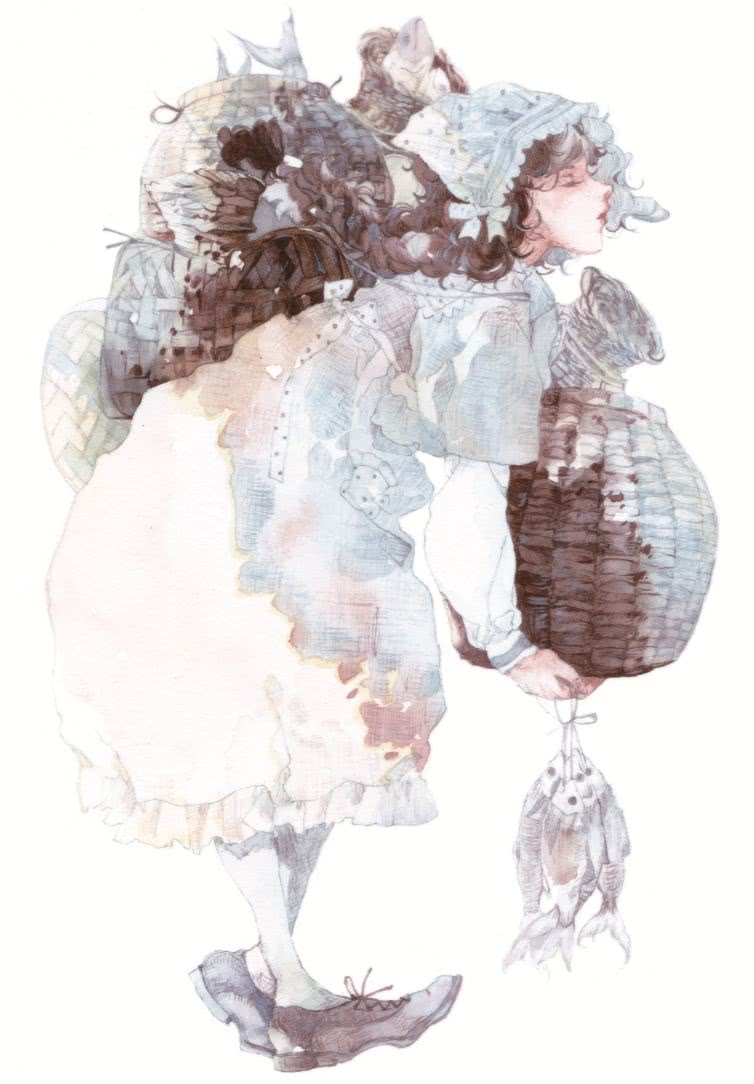 水粉插画