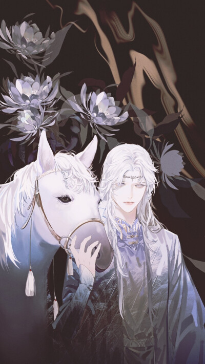 古风壁纸 古风插画 古风男整体都很棒()画师微博@今加