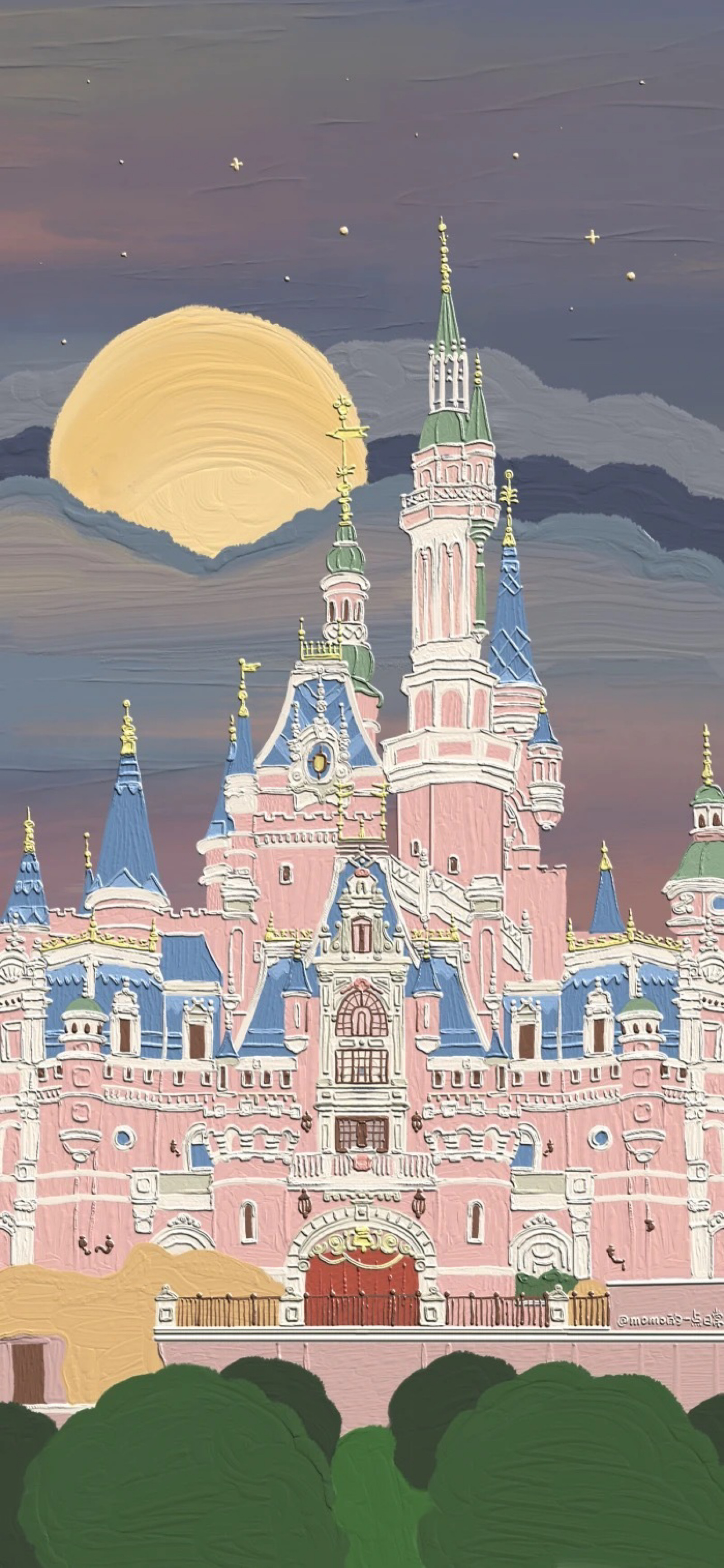 手机壁纸 迪士尼 城堡