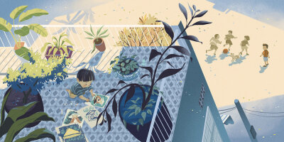 illustration插画网站,oneofthosedays插画 充满人间烟火气息的场景 ~ 越南插画师团队vuon illustration插画作品