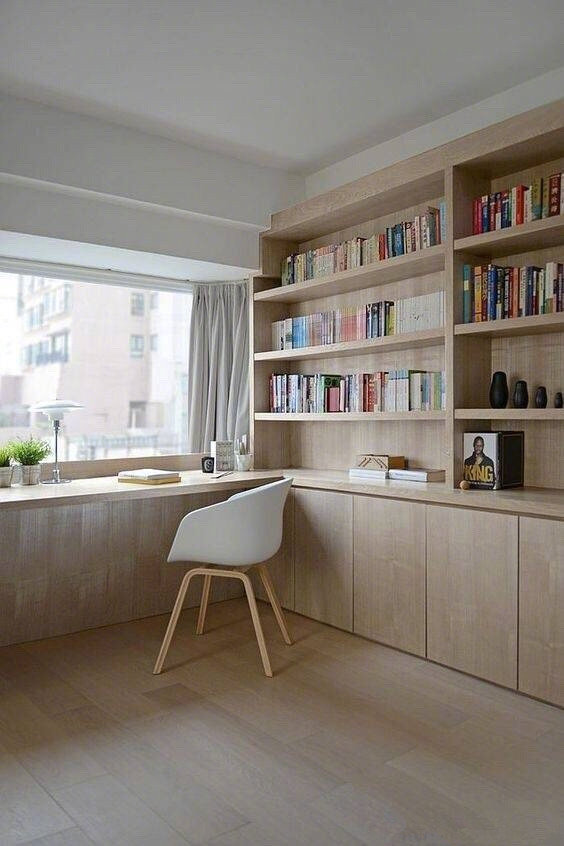 【书桌设计】漂亮实用又省空间#家居装修