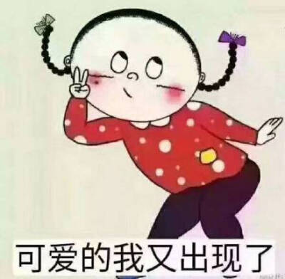 可爱的我出现了快接住我