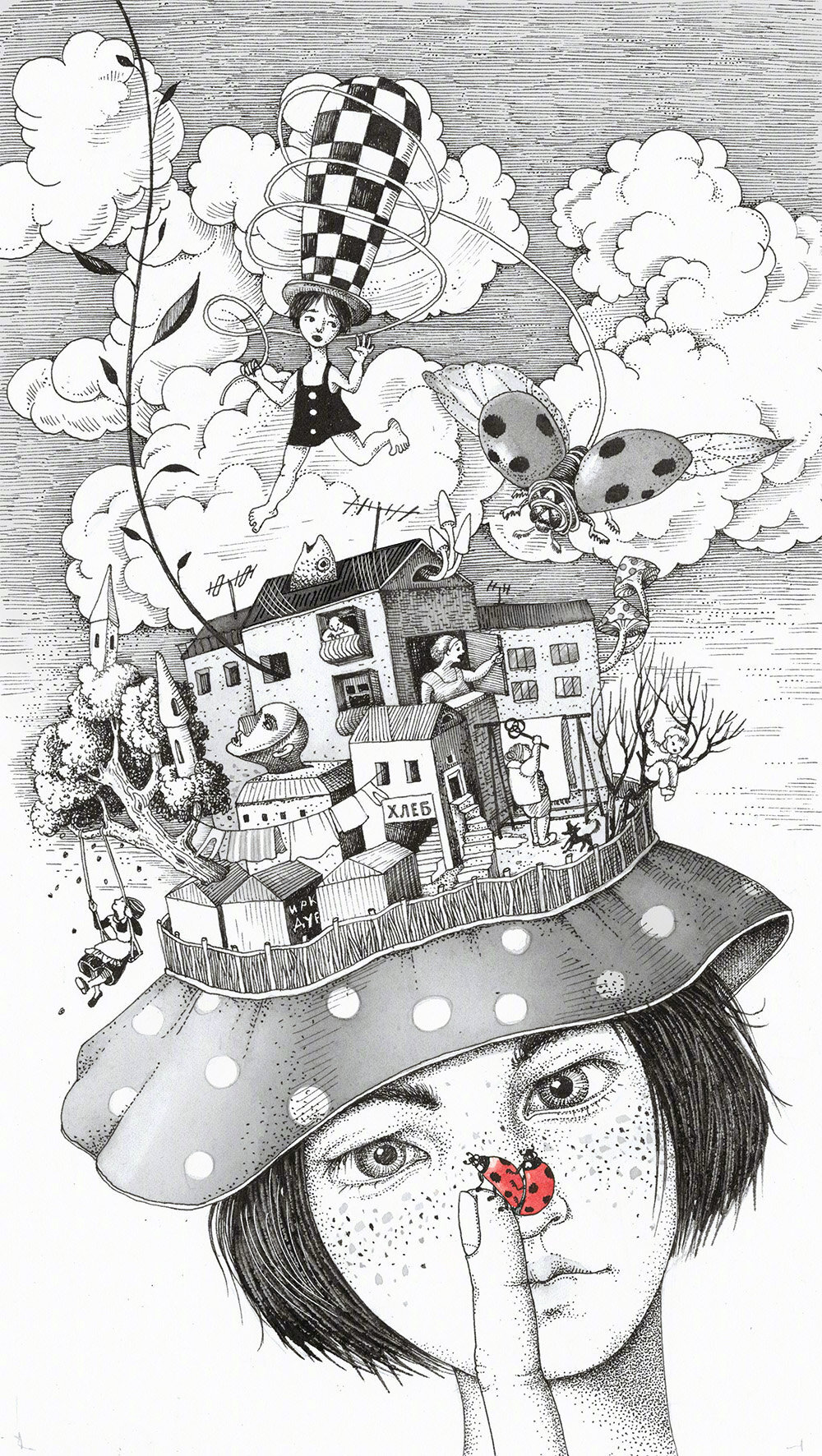 【插画设计】以色列插画师 sveta dorosheva 绘画作品 | www.behance.