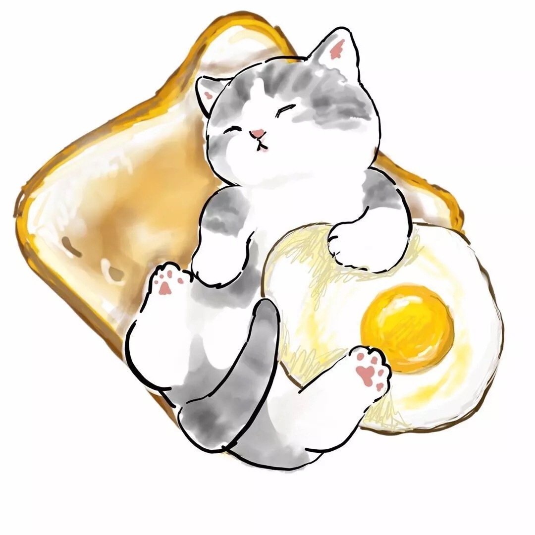 头像‖可爱‖猫咪‖女头‖背景图‖插画