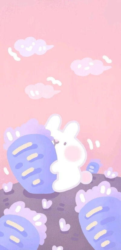 超级可爱的小兔兔壁纸