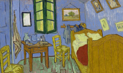 《阿尔勒的卧室》bedroom in arles,1888 梵高