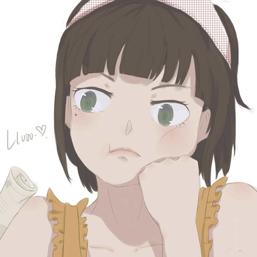 干净简单的头像.画手:l1000