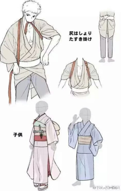 漫画 动漫服饰参考 衣服折皱 线条 画法 技巧不穿的美美哒怎么行吼吼