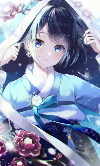 二次元手绘插画动漫小清新森系超清美图手机壁纸聊天背景不喜勿喷