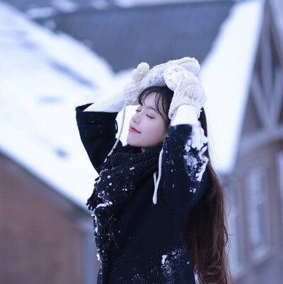 女生头像#气质女头#少女头像#可爱#雪#沙雕