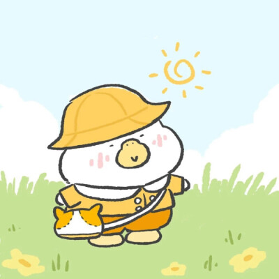 小鸭子情侣头像 可爱 卡哇伊
