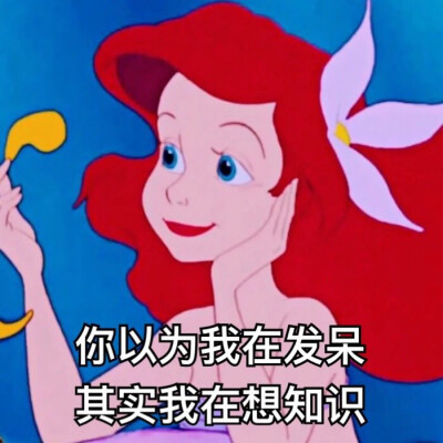 迪士尼公主沙雕表情包