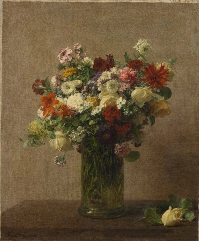 henri fantin-latour 花卉作品 | 亨利·方丹·拉图尔(henri fantin