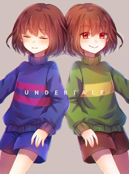 frisk&chara - 堆糖,美图壁纸兴趣社区