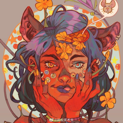 [cp]凌乱疯狂的手绘创造力 . 概念设计,人物插画家 .