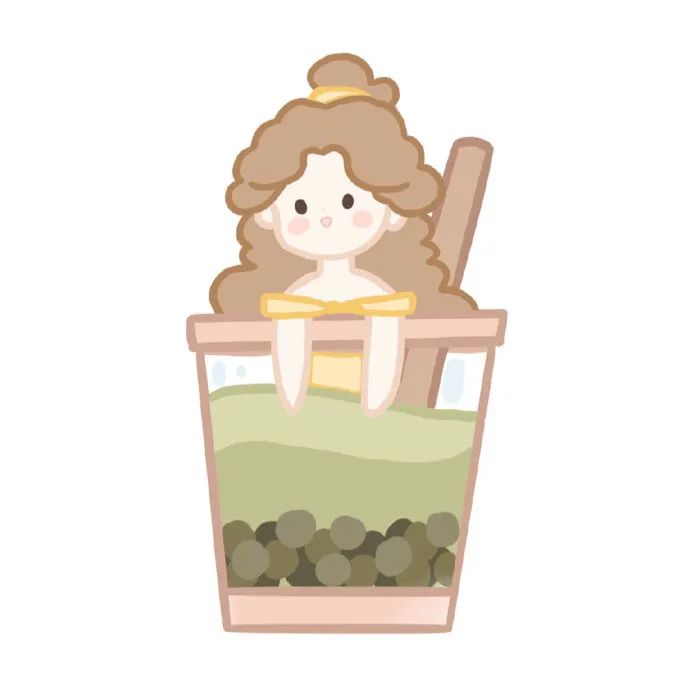 可爱奶茶公主系列头像
