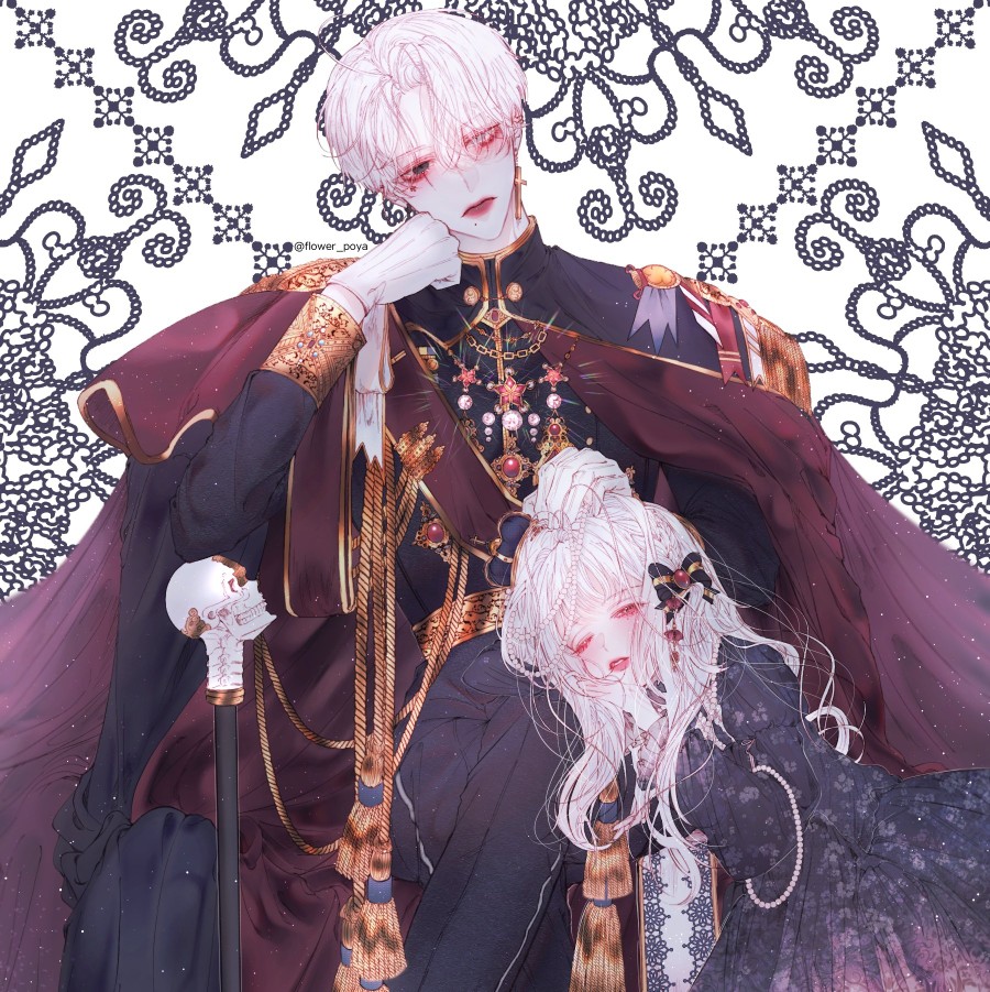 韩国插画师bmtwi,日本插画师ookmboo 韩国插画师作品 twi:flower_poya