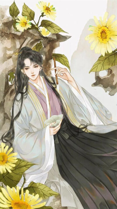 古风墨染头像素材