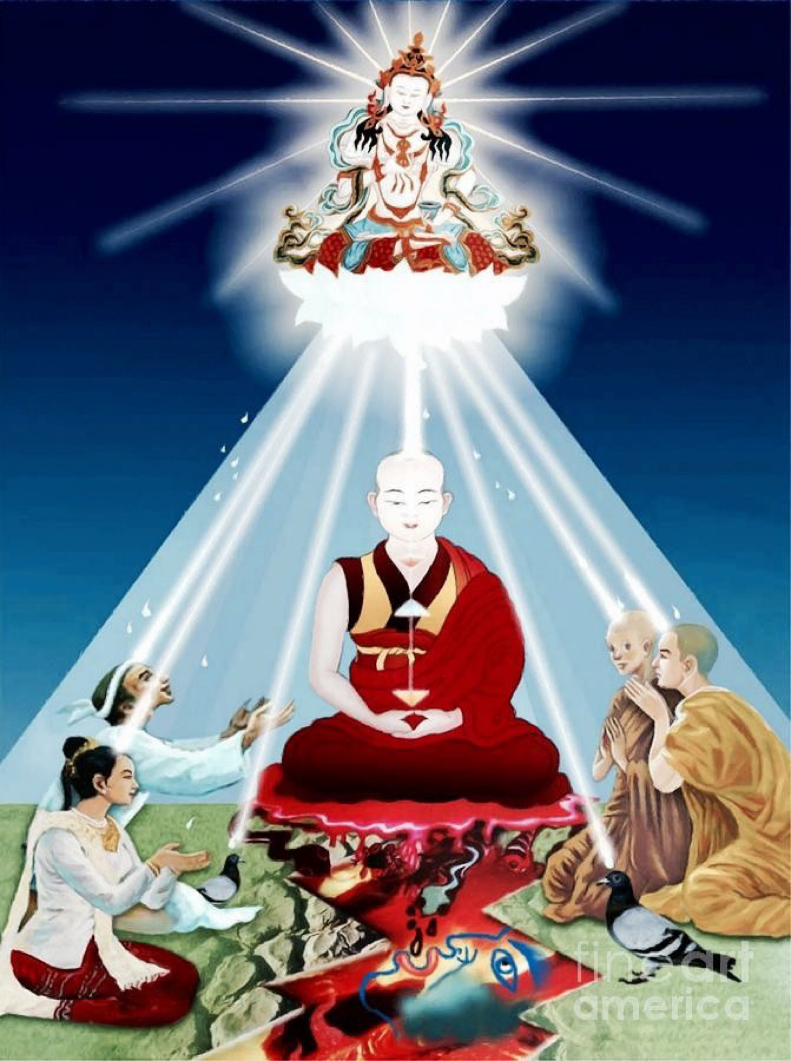 班杂萨埵 金刚萨埵 百字明咒