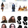 harry potter 素材,哈利波特 卡片 junk journal 垃圾日记@霍格沃茨的