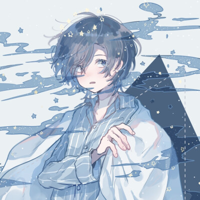 动漫男头#抖落星星画师twi:rainydays_1122