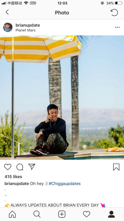 rich brian ins分享禁二传 拿图请点赞伸手党爬