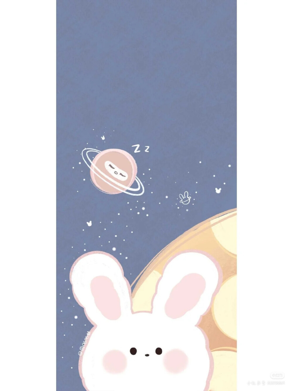 林落"太空中的小兔子～,喜欢就点个小心心吧