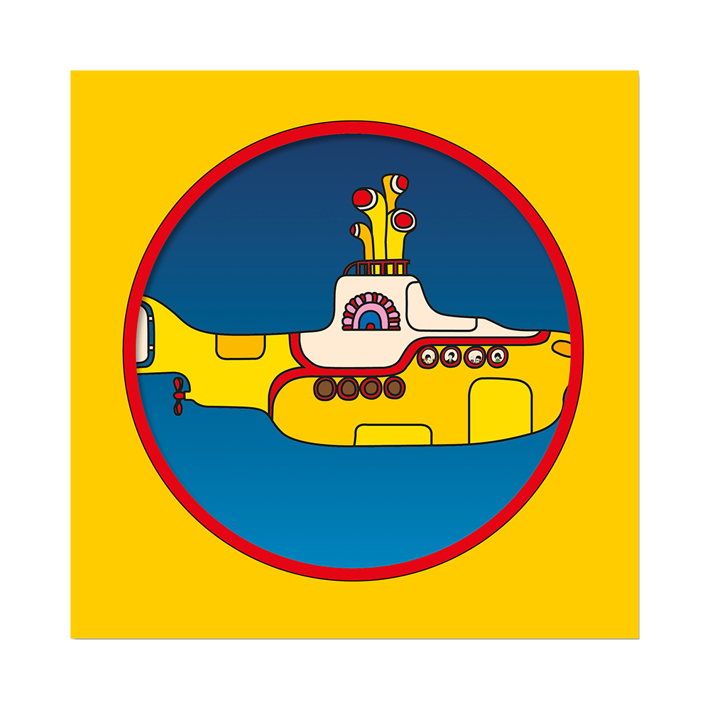 波普艺术《yellow submarine》