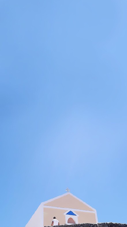 蓝天聊天背景图