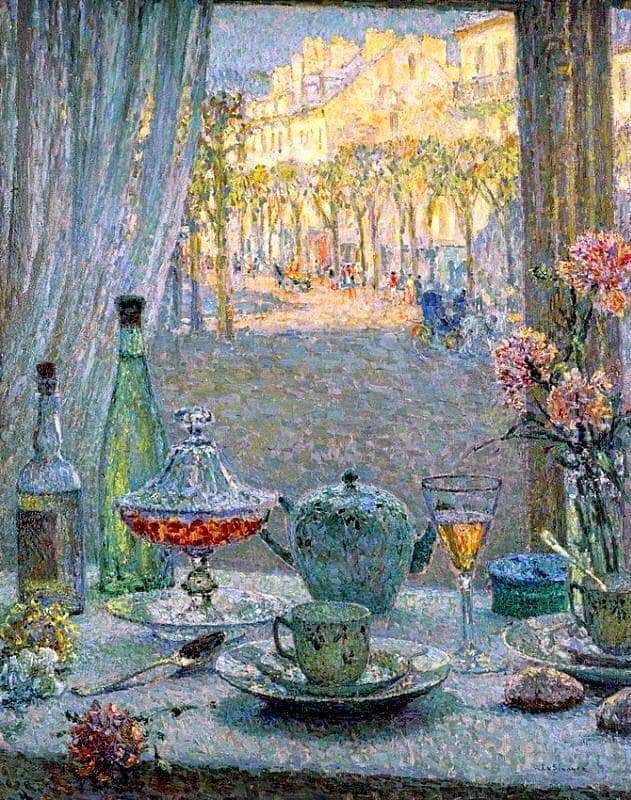 油画印象派画家:henri le sidaner 可供欣赏油画壁纸|复古壁纸|艺术