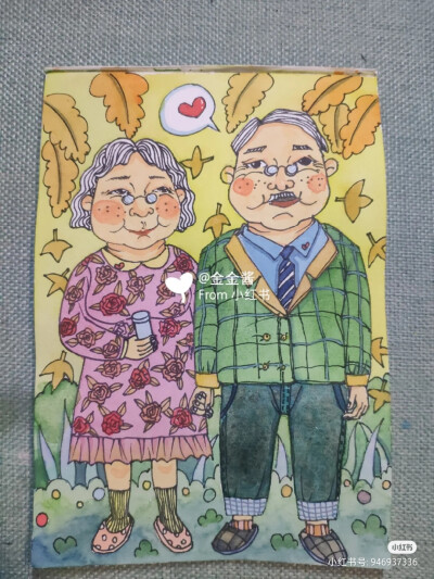 老爷爷老奶奶情侣头像 - 堆糖,美图壁纸兴趣社区