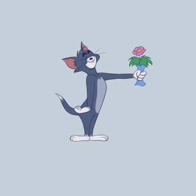 微博原创画师@梨照公众号"半棠一绪"猫和老鼠 tom汤姆头像搬运出处见