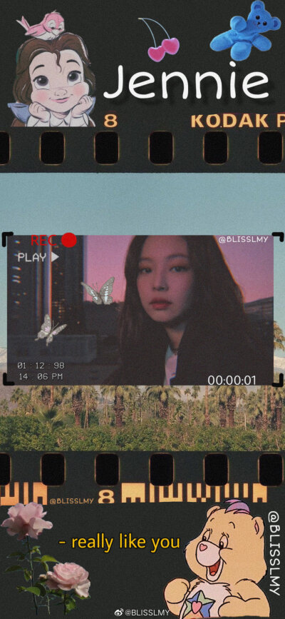 blackpink 金智妮jennie 壁纸背景图 .@blisslmy