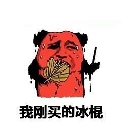 我刚买的冰棍