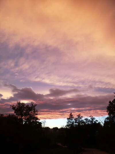 星空 天空 晚霞 夕阳