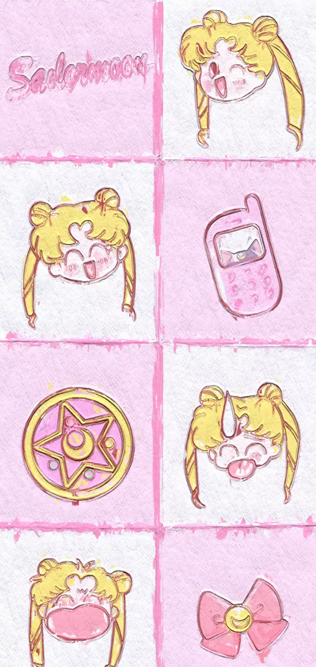 美少女战士油画壁纸
