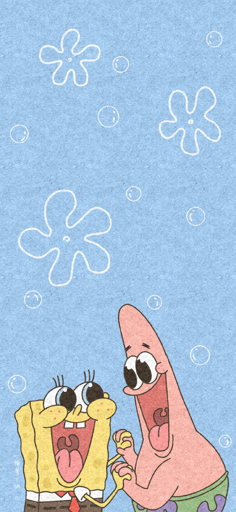 海绵宝宝壁纸 油画壁纸