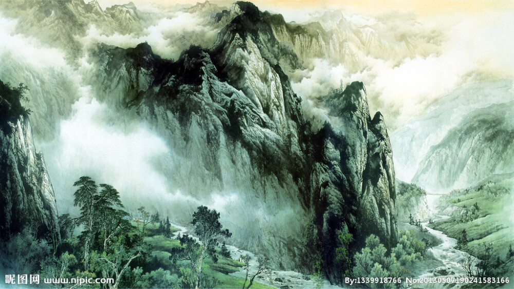 山水画 江山美