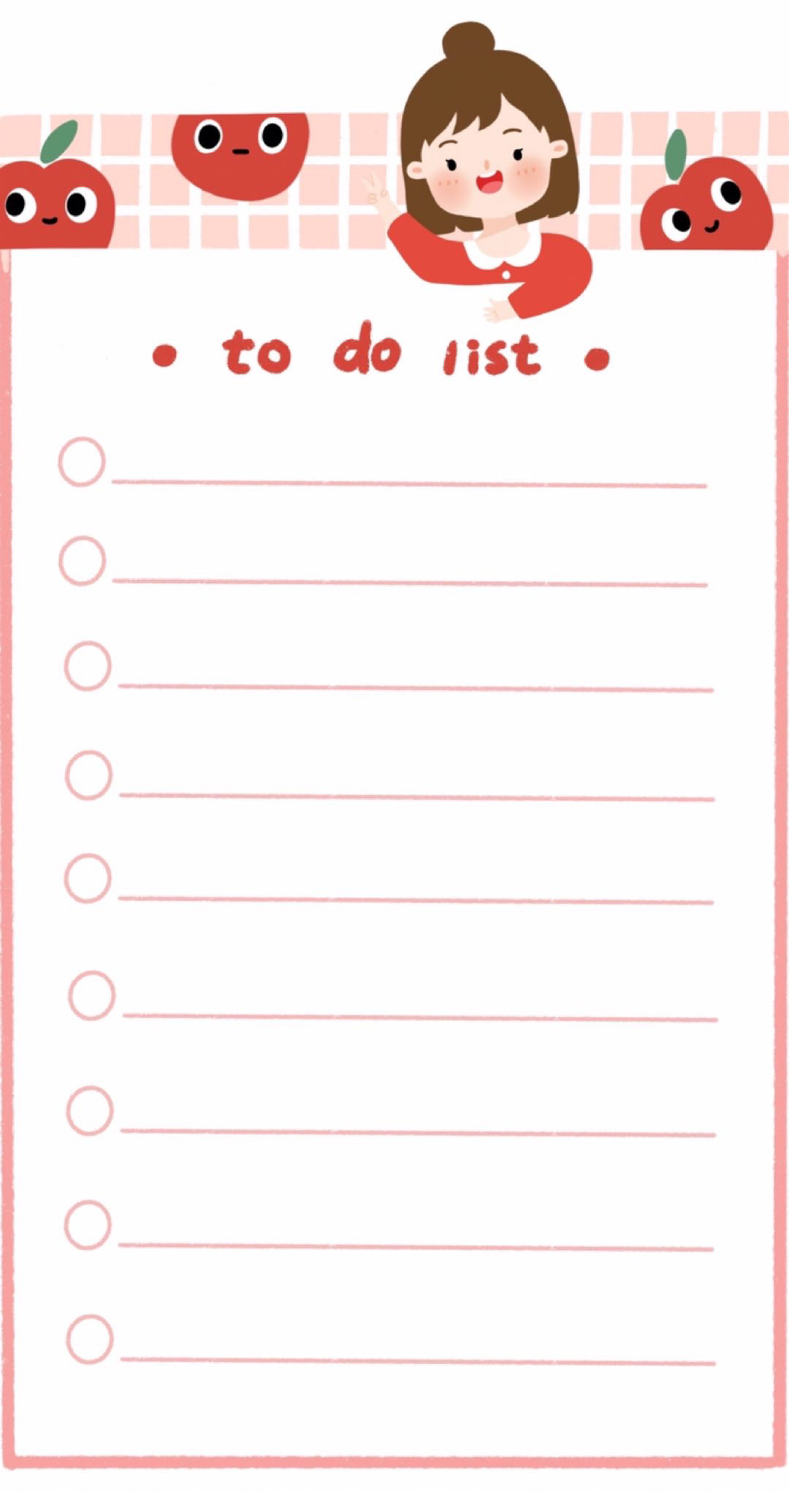 to do list