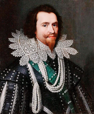这位公爵不仅佩戴珍珠,衣服上也缀满了颗颗饱满圆润,且大小相同的珍珠