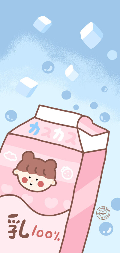 少女心壁纸 - 插画 素材 ins 韩系 可爱 简约 手绘 动漫 锁屏 屏保