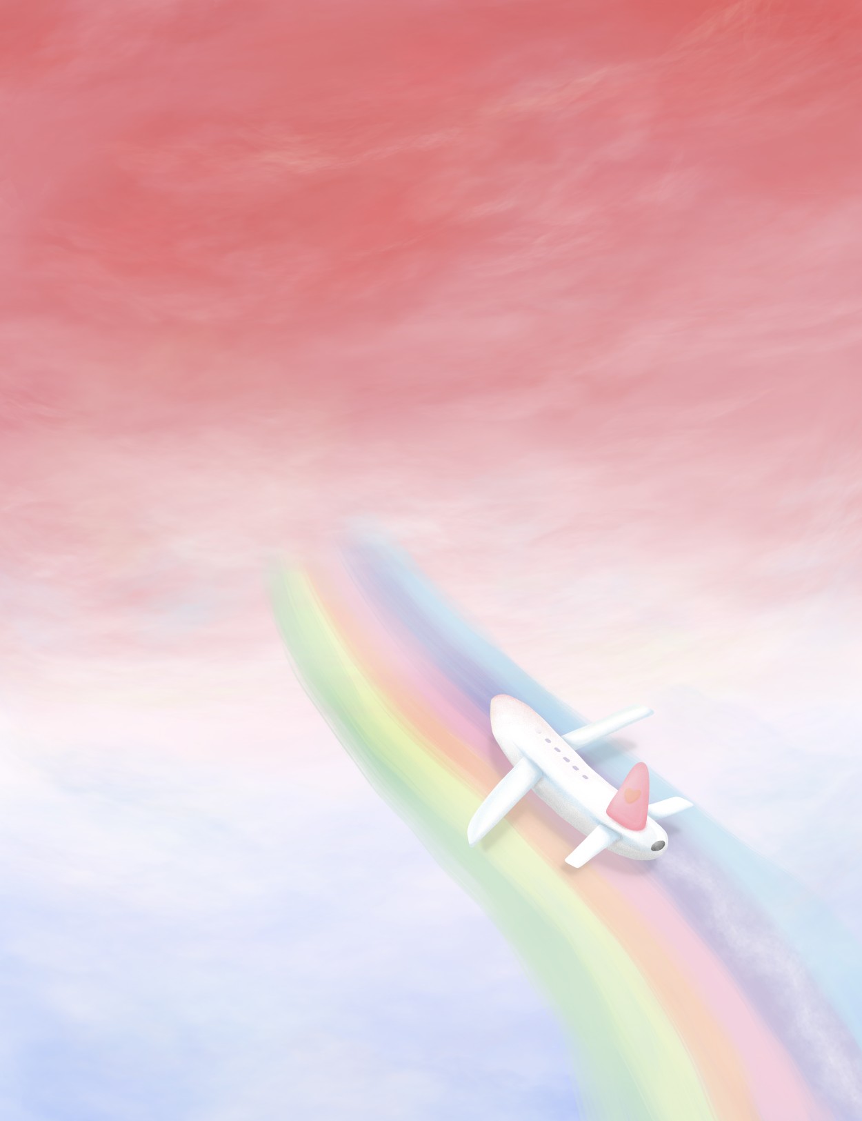 粉色天空