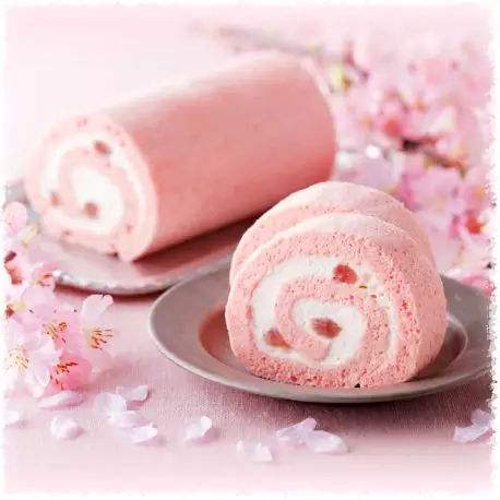樱花甜品,粉色