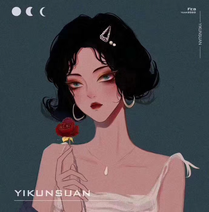一组插画头像~请签收