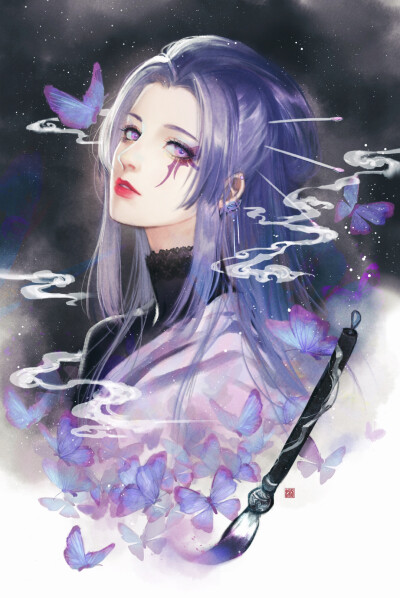 秦时明月 天行九歌 紫女 壁纸 插画