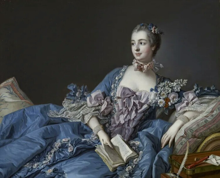 蓬巴杜夫人画像,法国画家 弗朗索瓦·布歇(francois boucher)