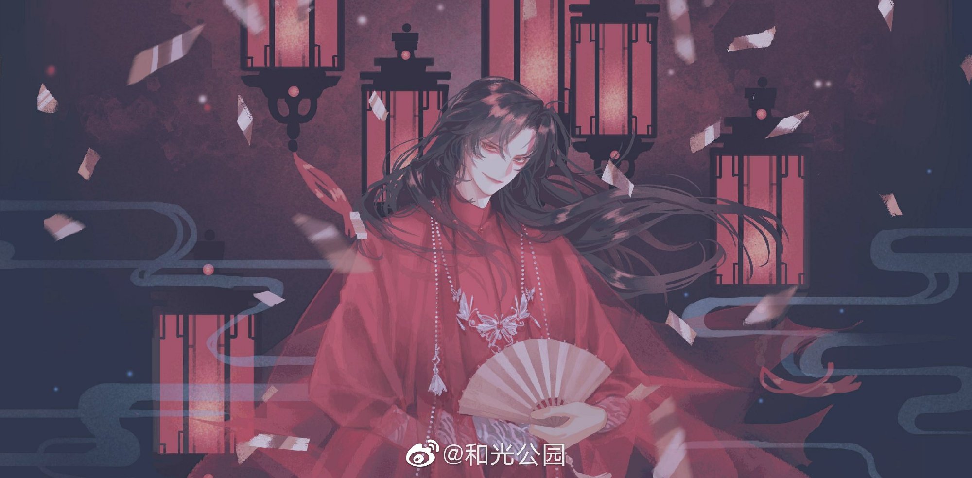 《天官赐福》花城 - 堆糖,美图壁纸兴趣社区