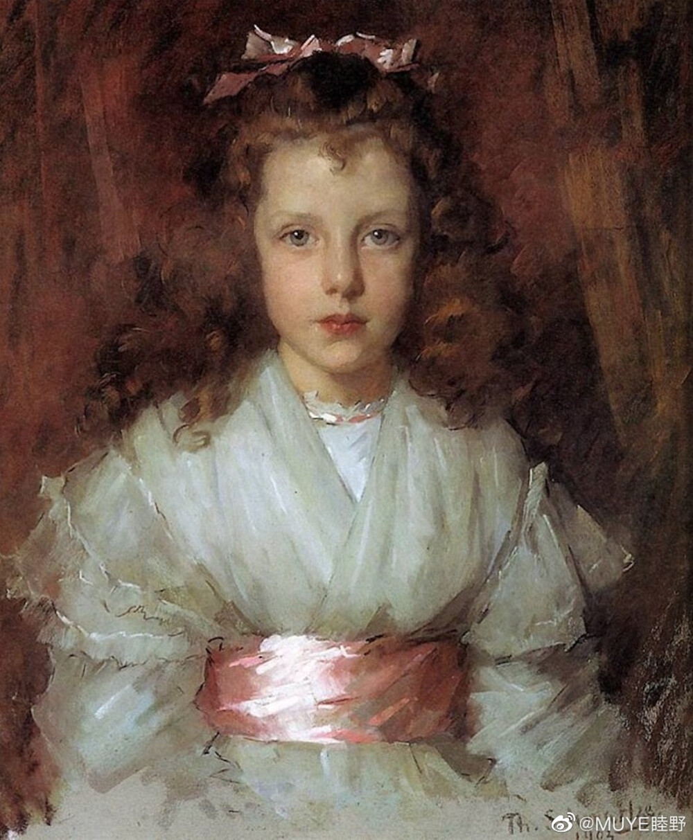 thérèse schwartze 1851-1918,荷兰女画家,唯美的人物肖像画.