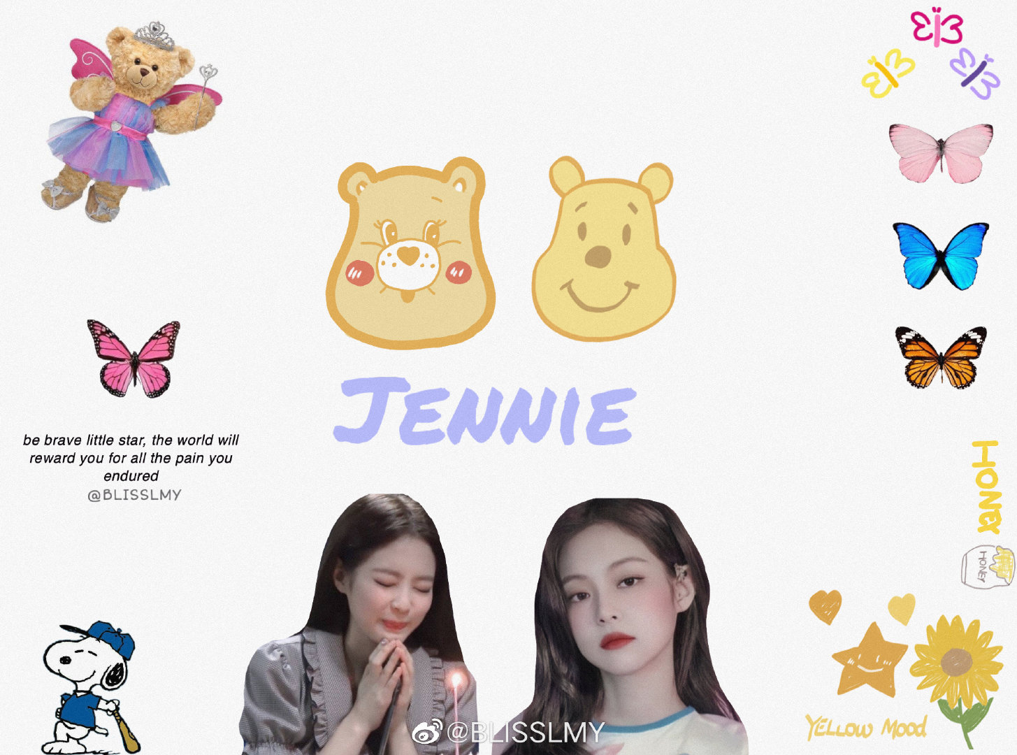 blackpink 金智妮jennie ipad壁纸背景图