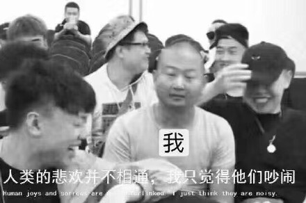 人类的悲欢并不相通,我只觉得他们吵闹(giao 哥)